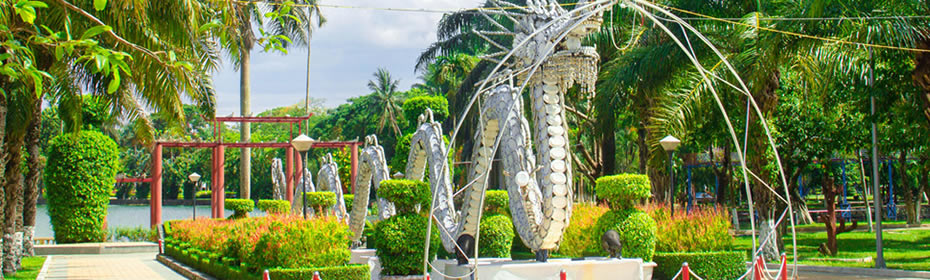 Cây xanh công viên Vinh nghe An